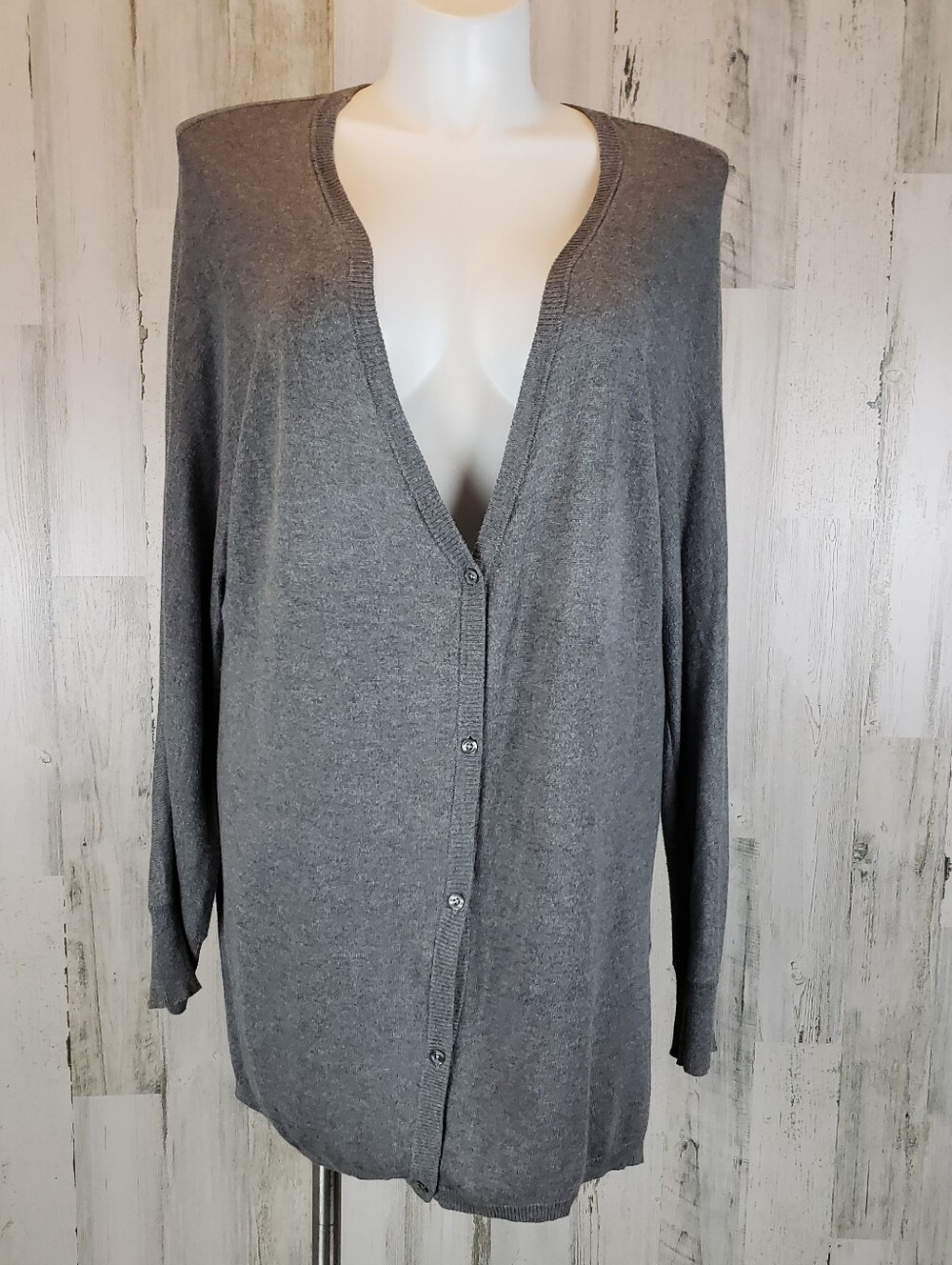 Torrid Gray Cardigan Size 2X